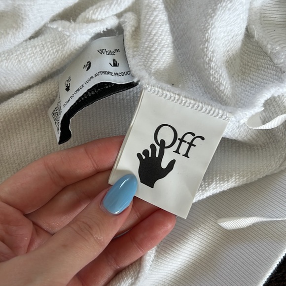 Off white hoodie white and purple - Picture 6 of 8